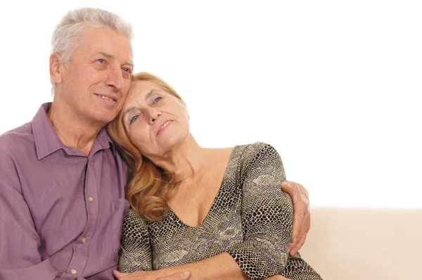 stock image Elderly couple portrait