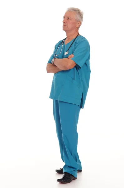 Läkare i blått — Stockfoto