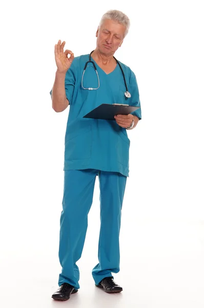 Cute old doctor — Stock Photo, Image