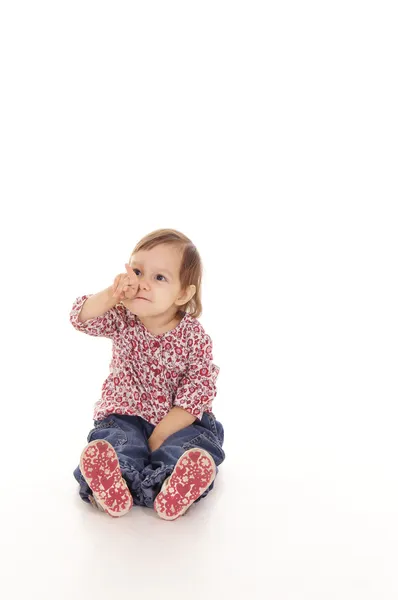 Funny little girl — Stock Photo, Image
