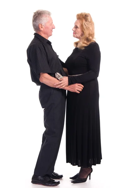 Velho casal de pé — Fotografia de Stock