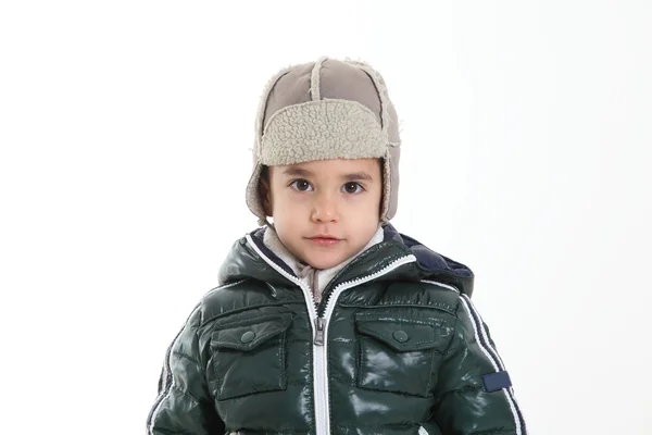 겨울 옷에 아이 — 스톡 사진