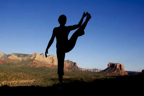 Yoga en Sedona —  Fotos de Stock