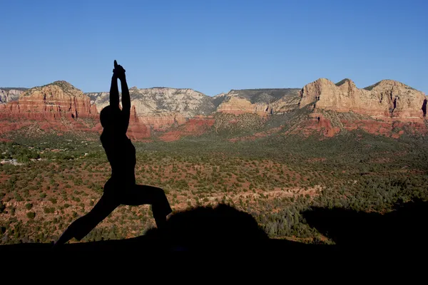 Sedona Yoga — Stockfoto