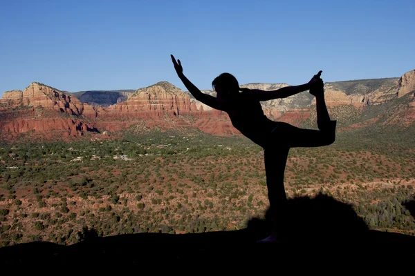Sedona Yoga — Stok fotoğraf