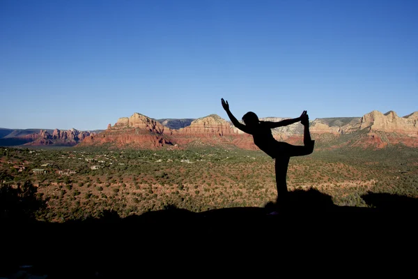Sedona Yoga — Stockfoto