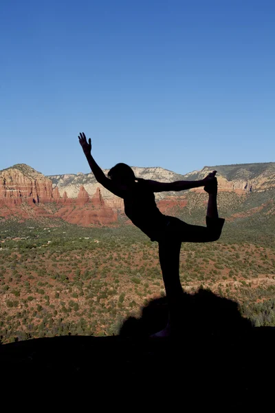 Yoga de Sedona — Foto de Stock