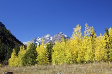 Maroon Bells in Fall clipart