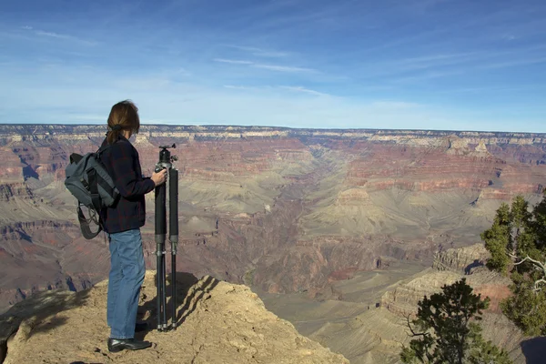 Photographing Grand Canyon National Park — Stock Photo, Image