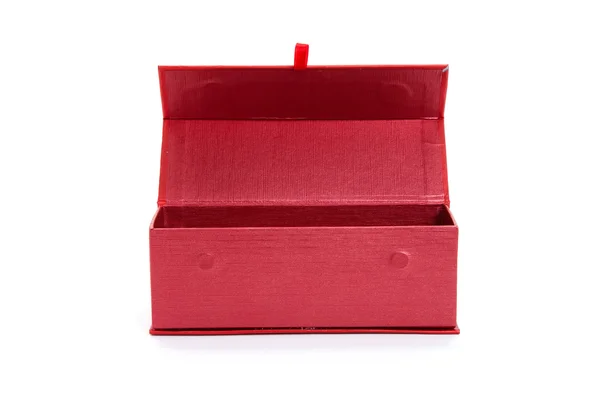 红色礼品盒 图库照片
