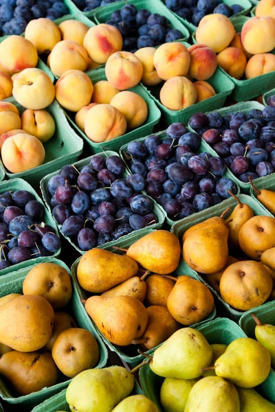 Trhu ovoce — Stock fotografie