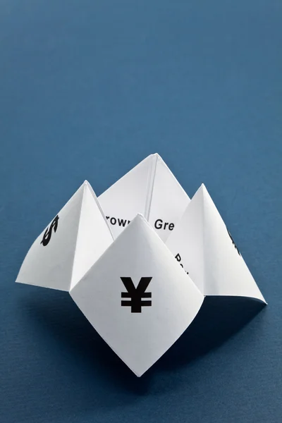 Contador de Fortuna de papel — Foto de Stock