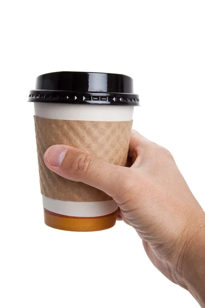 Kubek jednorazowej kawy — Zdjęcie stockowe