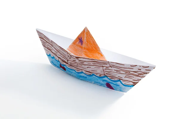 Barco de papel Fotografia De Stock
