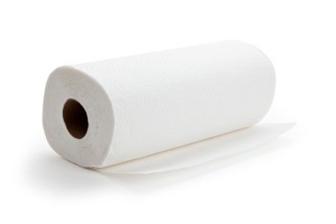 White paper towel roll clipart