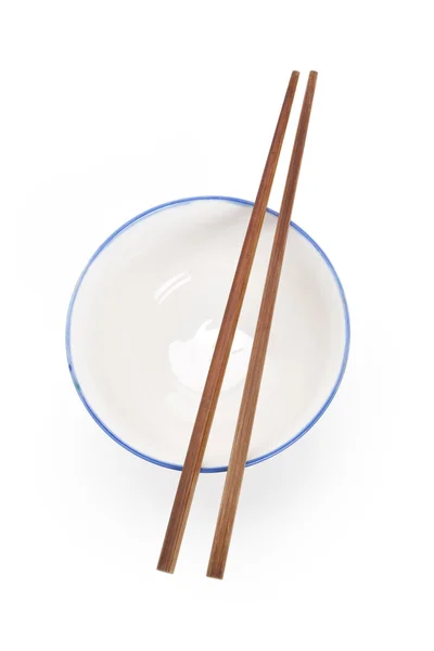Chopsticks and Bowl — Stock Photo, Image