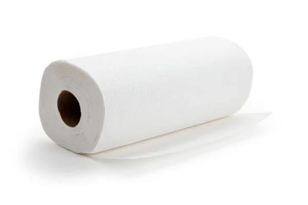 Papel branco rolo de toalha — Fotografia de Stock