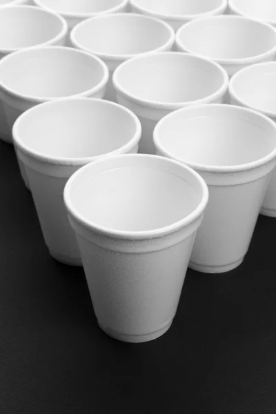 Чашки одноразові — стокове фото