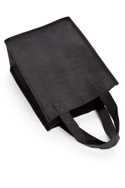 Czarne torby na zakupy wielokrotnego użytku — Zdjęcie stockowe