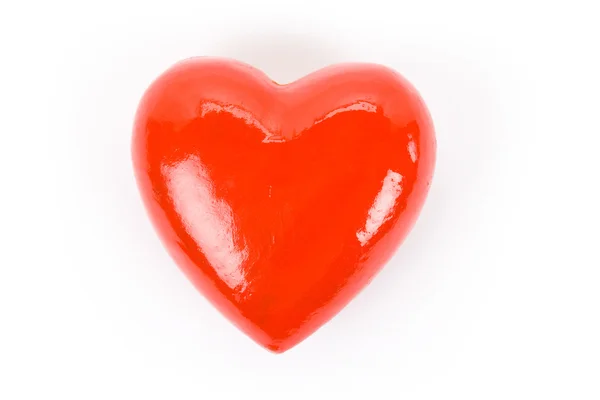 Forma vermelha do coração — Fotografia de Stock