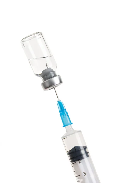 シリンジとワクチン接種 — ストック写真