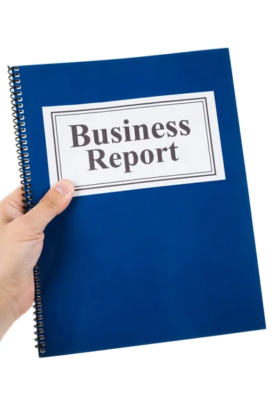 Relatório de negócios — Fotografia de Stock