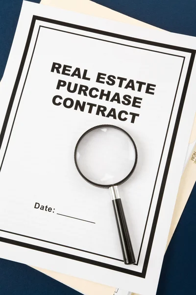 Contrat d'achat immobilier — Photo