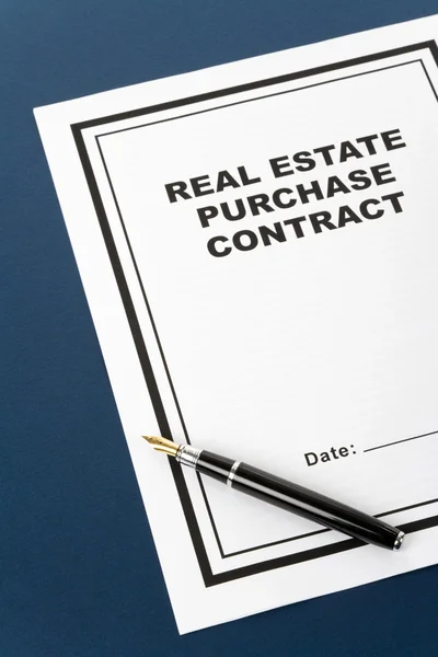 Umowy kupna nieruchomości — Zdjęcie stockowe