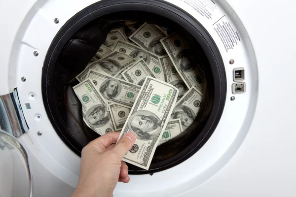 Lavandería de dinero — Foto de Stock