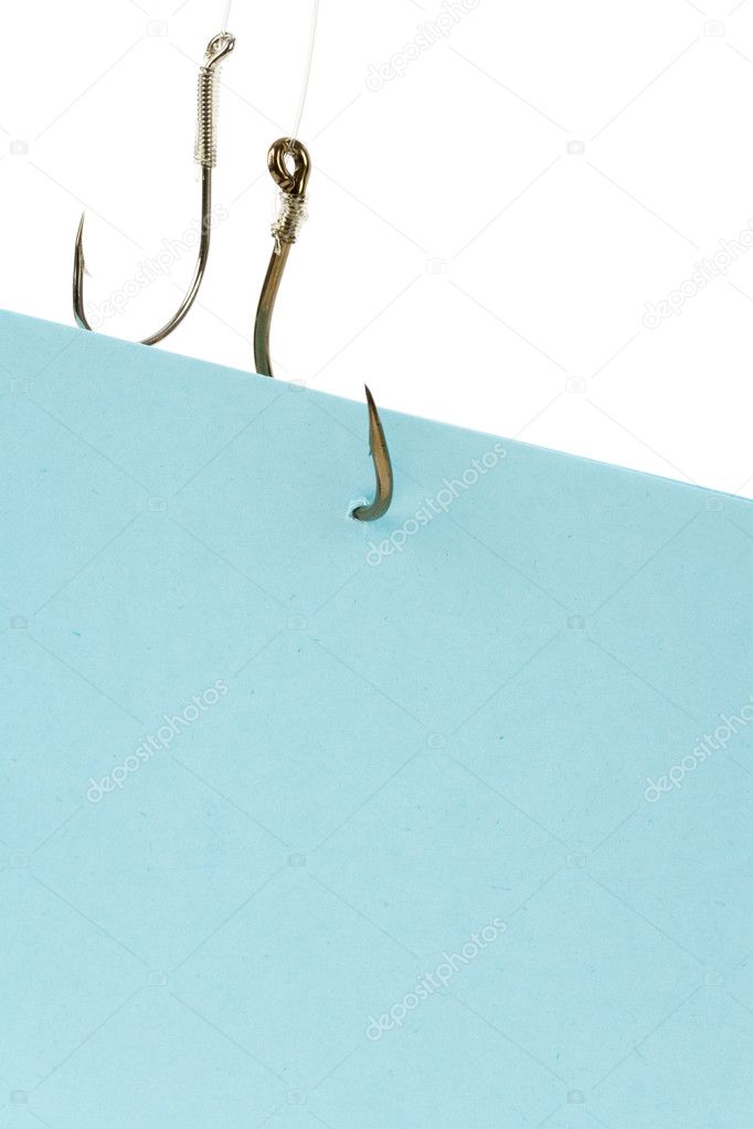 Fishing Hook and Notepaper