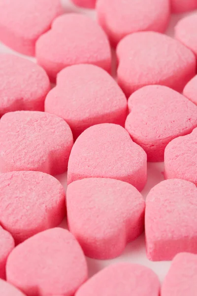Roze hart vorm snoep — Stockfoto