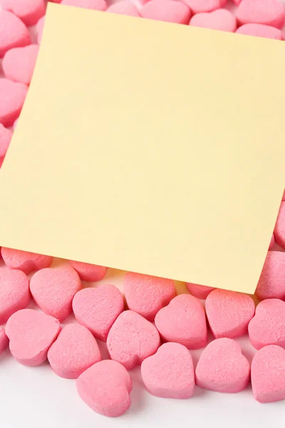 Pink Heart Shape Candy — Stock Photo, Image