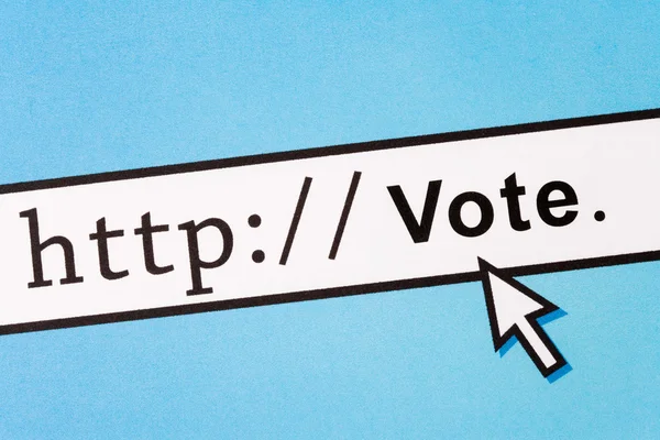Διαδικτυακή ψηφοφορία — Φωτογραφία Αρχείου
