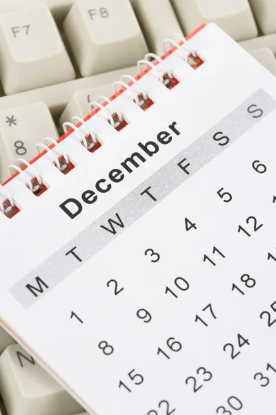 Calendario y teclado —  Fotos de Stock