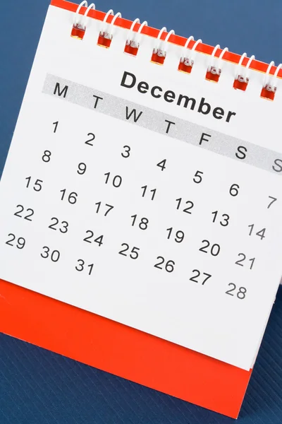 Calendário Dezembro — Fotografia de Stock