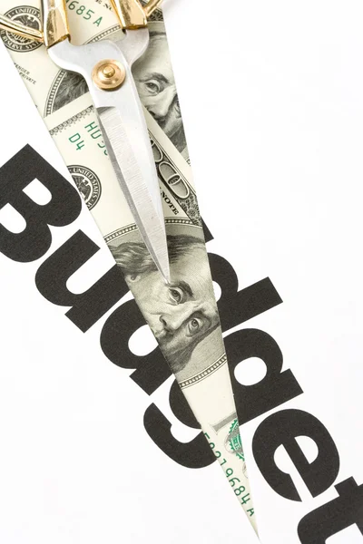 Költségvetés vágott — Stock Fotó