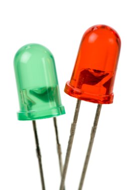 Green Red LED clipart