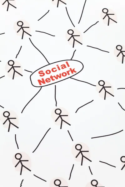 Sociala nätverk — Stockfoto