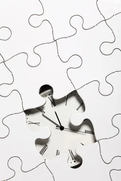 Idő puzzle — Stock Fotó