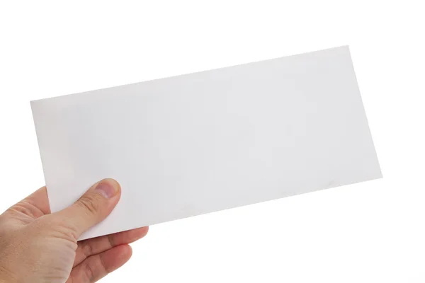 Envelope branco — Fotografia de Stock