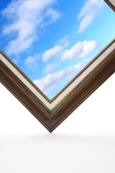 Picture Frame and sky — Stock Photo, Image