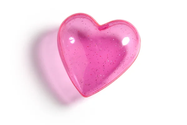 Rosa hjärta — Stockfoto