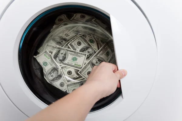 Lavandería de dinero — Foto de Stock