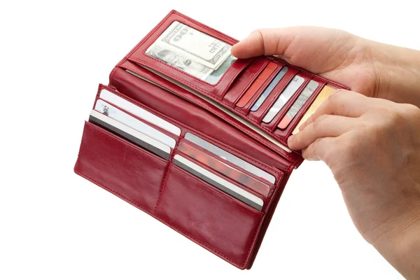 Red Wallet — Stock Photo, Image