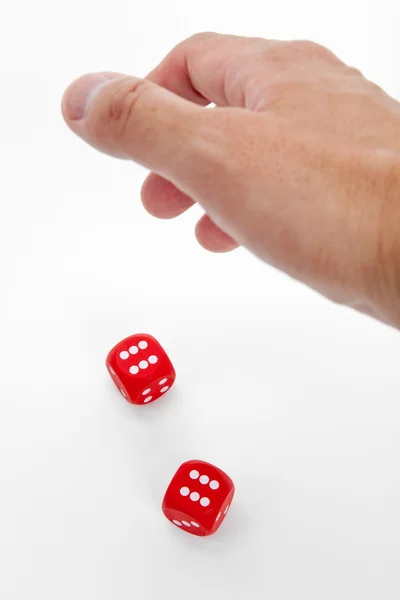 Red Dice — Stock Photo, Image