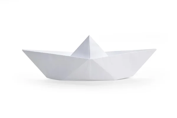Бумажная лодка — стоковое фото