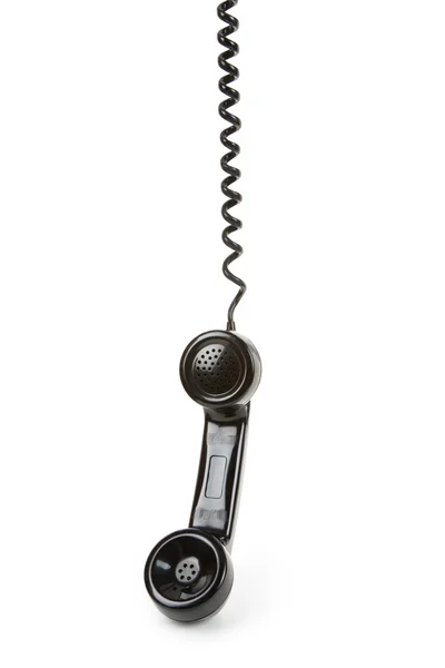 Black telephone Receiver — Stock Photo, Image