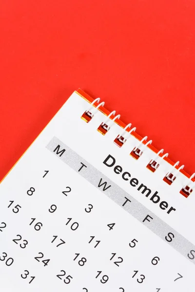 Calendário Dezembro — Fotografia de Stock