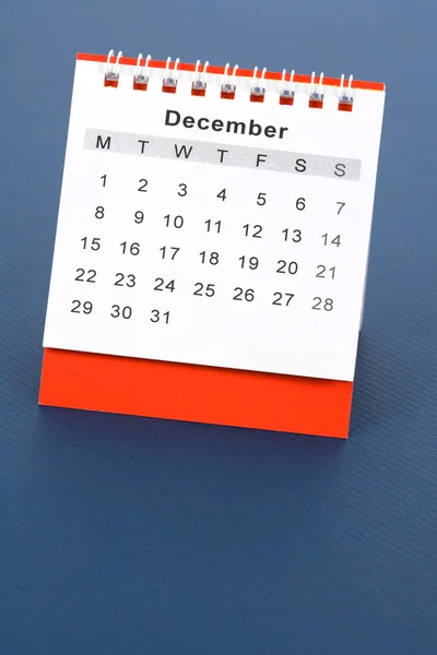 12 月のカレンダー — ストック写真
