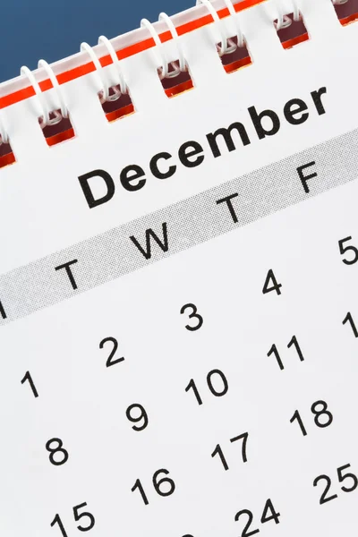 Takvim Aralık — Stok fotoğraf